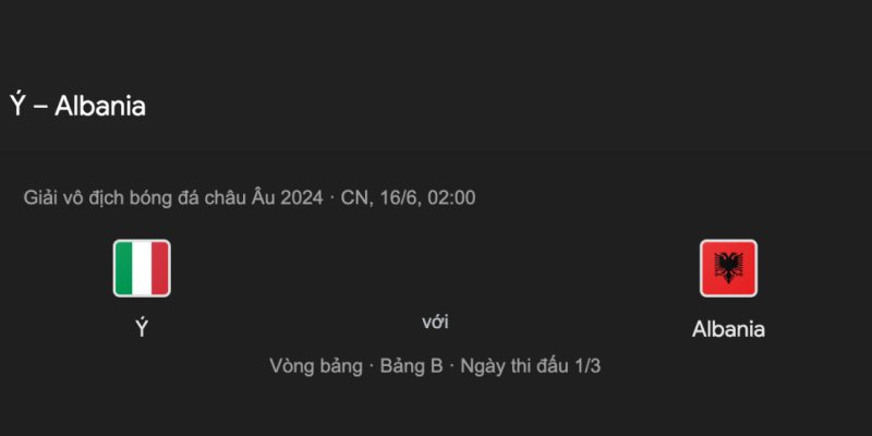 Italy - Albania Vào 02h00 Ngày 16/6 Trận Chung Kết EURO 2024 1 Nhận định trước trận Italy - Albania